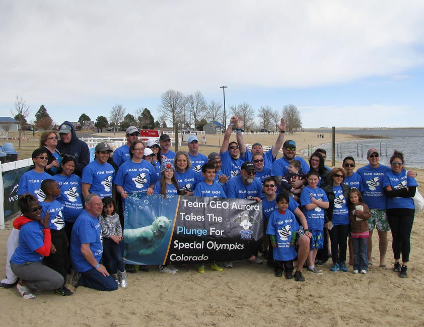 Team Geo Made Their Third Appearance at The Polar Plunge